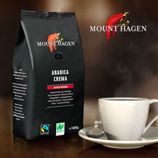 德國有機Mount hagen中深度烘焙阿拉比卡咖啡豆1kg原裝進口
