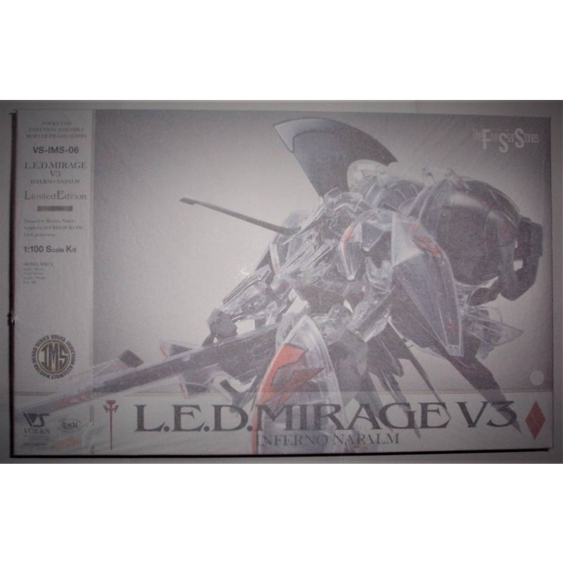 IMS 1/100 雷德幻象V3透明限定版 五星物語 LED MIRAGE（非 鋼彈 mg hg rg