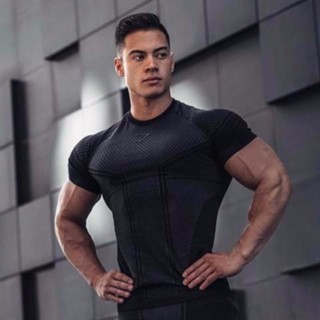 【現貨➕預購】肌肉 健身衣 兄弟 男士 壓縮衣 速乾 衣服 跑步 訓練 彈力 緊身 運動 短袖 上衣 OWI9