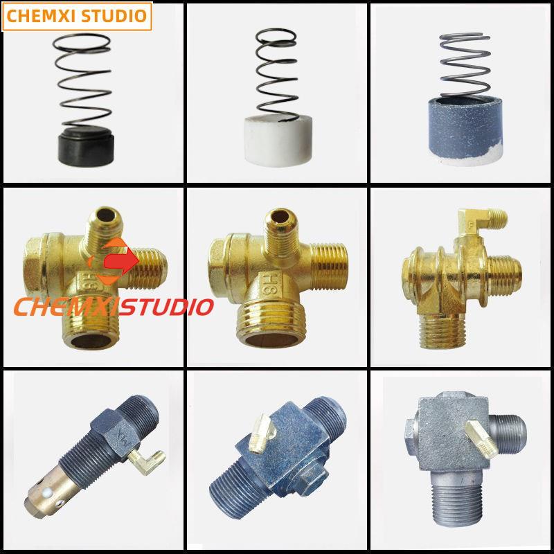 晨曦五金包郵空氣壓縮機單向閥 空壓機打氣泵配件止回閥逆止閥無油機三通55