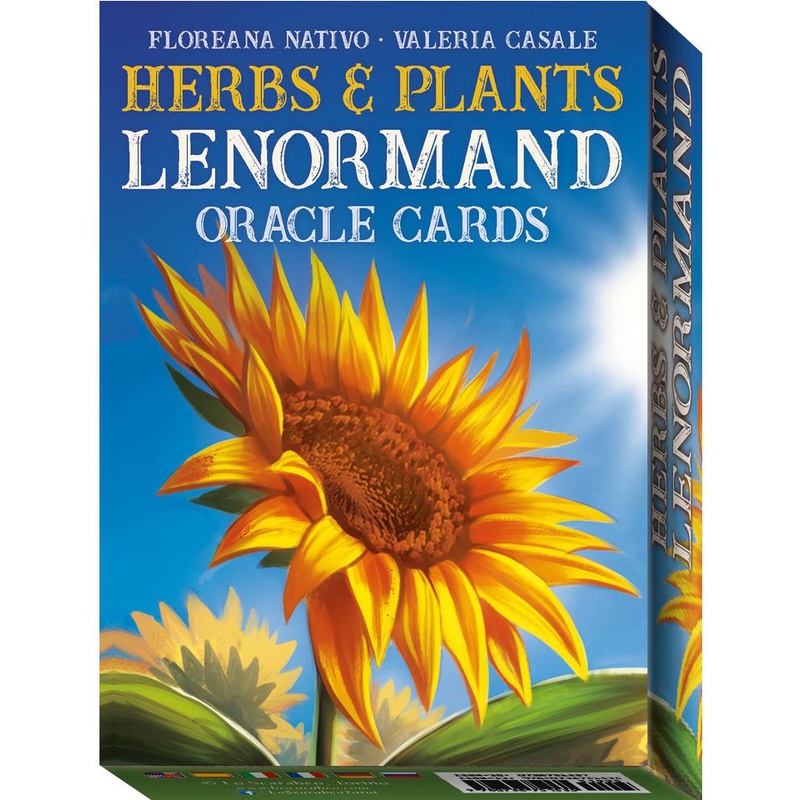 藥草植物雷諾曼指引卡,贈中文翻譯｜Herbs And Plants Lenormand Oracle Cards【左西】