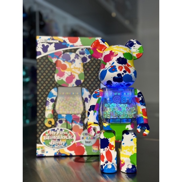 BE@RBRICK 庫柏力克熊 bearbrick  MY FIRST BE@RBRICK B@BY  水彩發光 千秋