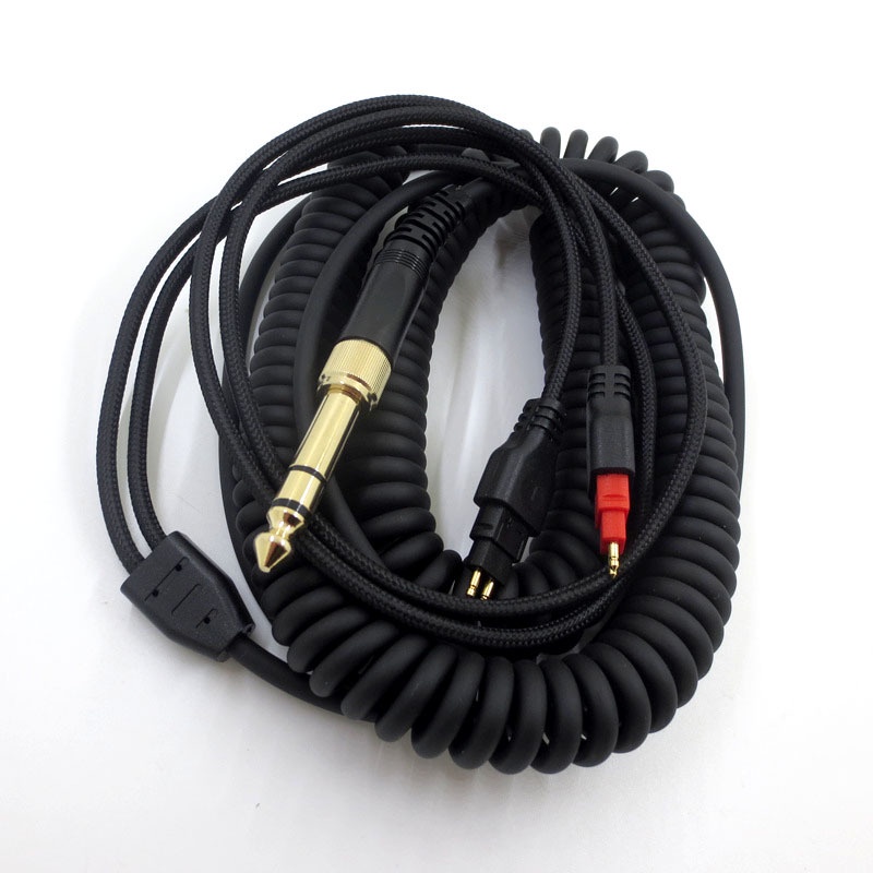 ♗☜卍適用于森海HD660s HD650 HD600 HD580彈簧線音頻線耳機線