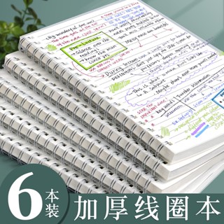 ✨桃園出貨☜ ☃新店促銷✨加厚B5筆記本簡約A5大號網格橫線空白記事本高中大學生線圈本批發