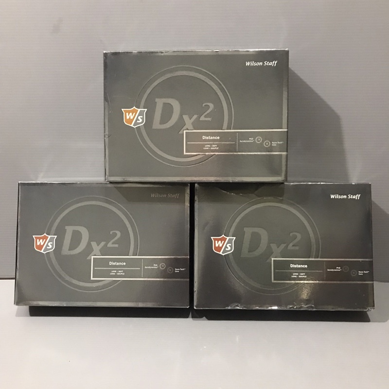 新品 3盒共36顆 Wilson DX2 高爾夫球 / 小白球 四層球 一小盒（12顆入) 便宜賣 多提問