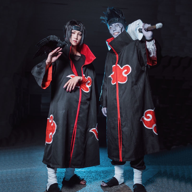 台灣出貨 加急免運 火影cos忍者cos服cos曉組織cos外套披風曉紅云cos四代目cosplay服裝鼬cos蝎cos