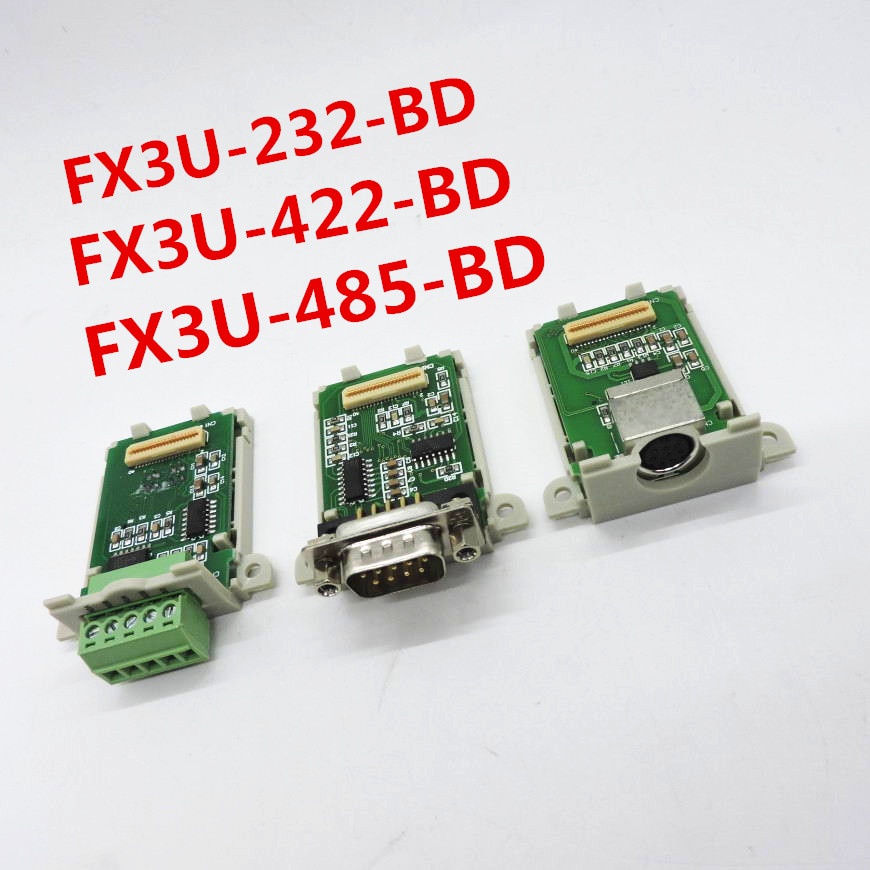 ☞1 年保修新原包裝盒 PLC 通訊板 FX3U-232-BD FX3U-485-BD FX