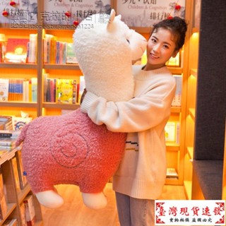 【免運】可愛羊駝公仔 毛絨玩具抱枕男生款睡覺布娃娃女孩安撫大號玩偶軟萌