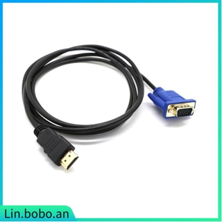 HDMI-compatible To VGA D-SUB Male Video Adpter Durable Cable