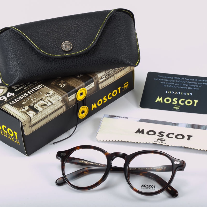 促銷23年新款眼鏡MOSCOT/LEMTOSH瑪士高眼鏡框男*復古圓潮余文樂近視眼鏡架女板材1200