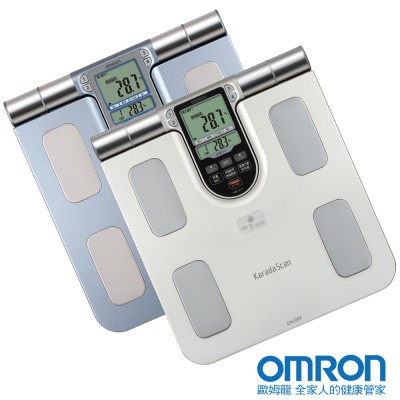 《好康醫療網》OMRON歐姆龍體重體脂計HBF-371體脂肪計 體脂計(灰藍色)體脂體重計