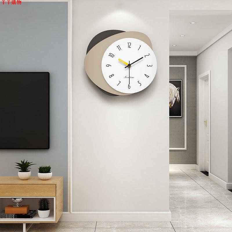 掛鐘 時鐘 創意 美世達2023新款家用創意時鐘掛墻靜音時尚網紅鐘表掛鐘客廳簡約表