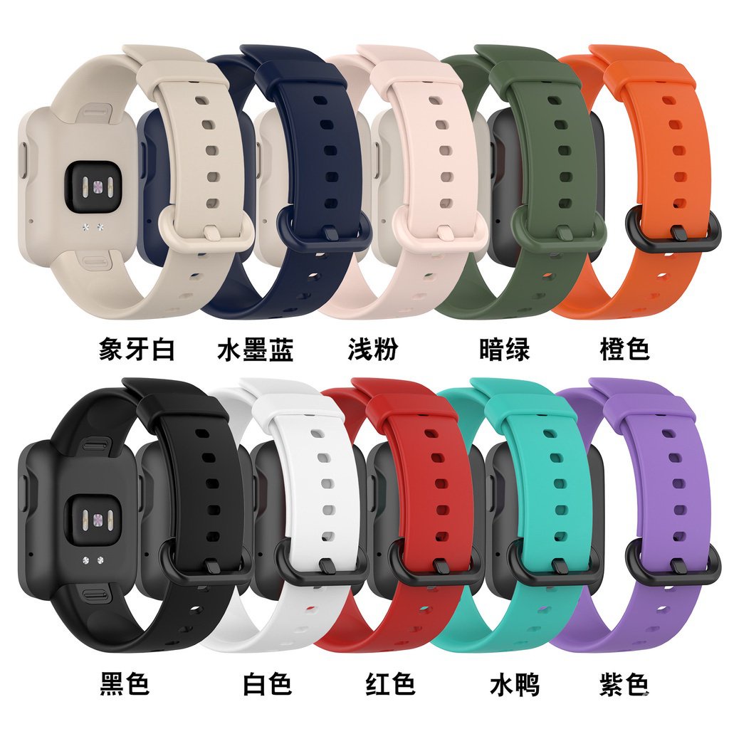 【熱銷】矽膠錶帶小米手錶超值版Mi Watch Lite/紅米手錶Redmi watch智能手錶替換錶帶