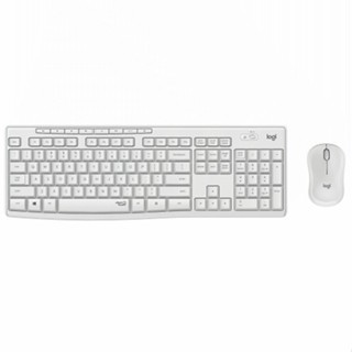 LOGITECH 920-009831 鍵鼠組 MK295 靜音鍵鼠組 珍珠白 無線鍵盤滑鼠組合 SilentTouch