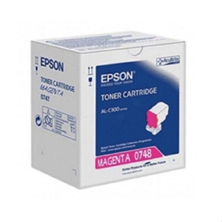 EPSON C13S050748 促銷 兩支特價 原廠紅色碳粉匣S050748 適用AL-C300N/AL-C300DN