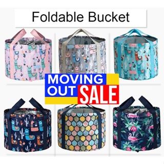 Foldable Basin for Foot Bath / Travel Size Folding Pail Coll