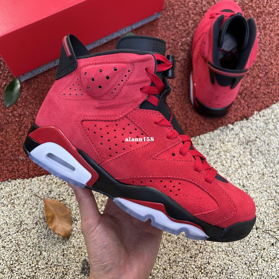 Air Jordan 6 “Toro”黑紅 公牛 紅頭 麂皮 籃球鞋ct8529-600