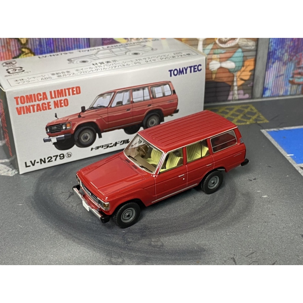 TOMICA LV-N279b TOYOTA Landcruiser 60G Packge-紅