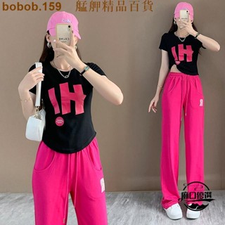 🔥好貨🔥表演舞蹈服 廣場舞服裝 休閒運動套裝 廣場舞套裝 跳舞舞蹈服 純棉運動套裝女年夏新款休閒廣場舞服裝艋舺