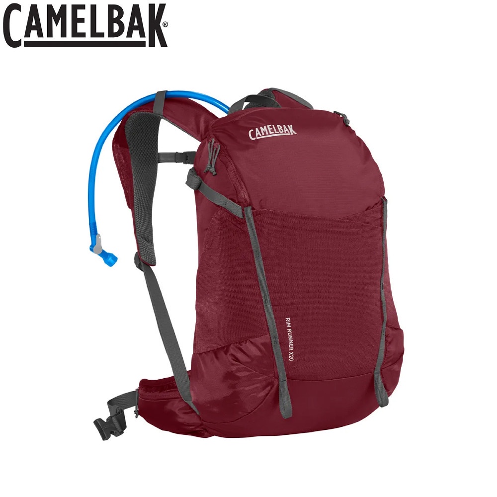 【CamelBak 美國 Rim Rummer X20 登山健行背包(附2L快拆水袋)《酒紅》】CB2727601000