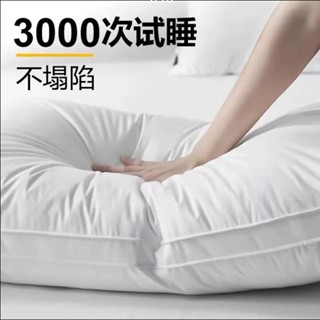 🔥實拍免運🔥 枕頭 枕芯 防蟎枕芯 枕套 助眠枕頭 高枕 中枕 高檔枕頭 出口日本五星級酒店羽絲絨枕芯助睡眠成人護
