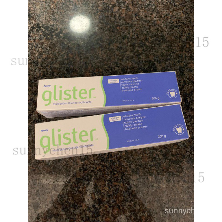 安麗牙膏✨美版✨ Amway GLISTER 多效含氟牙膏 (200g)口腔健康 安麗牙膏 氟潔牙膏 牙膏  SCSV