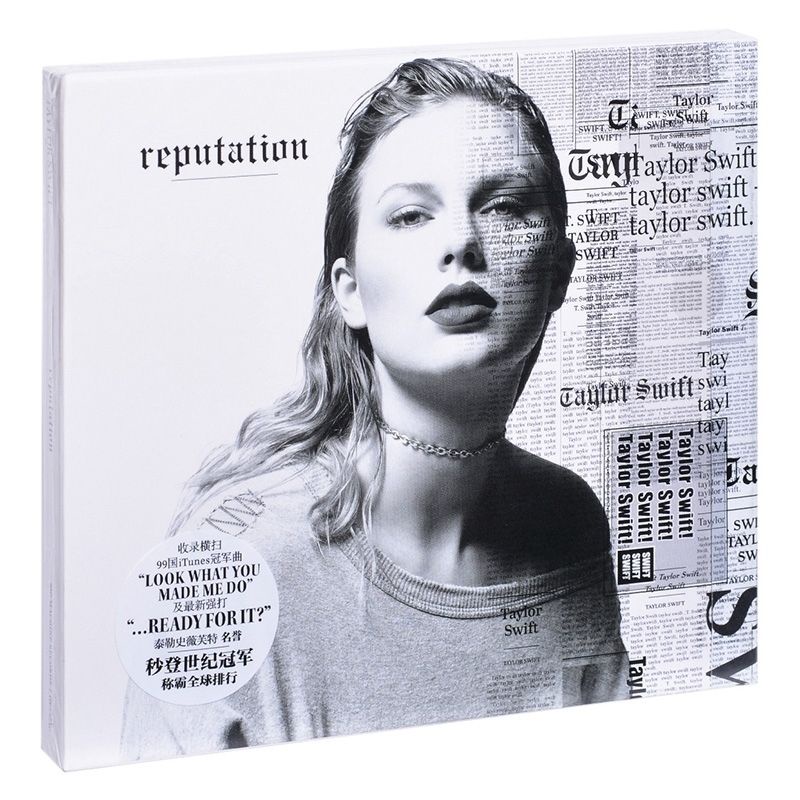 霉霉新專輯 泰勒斯威夫特 Taylor Swift Reputation CD+海報 正版