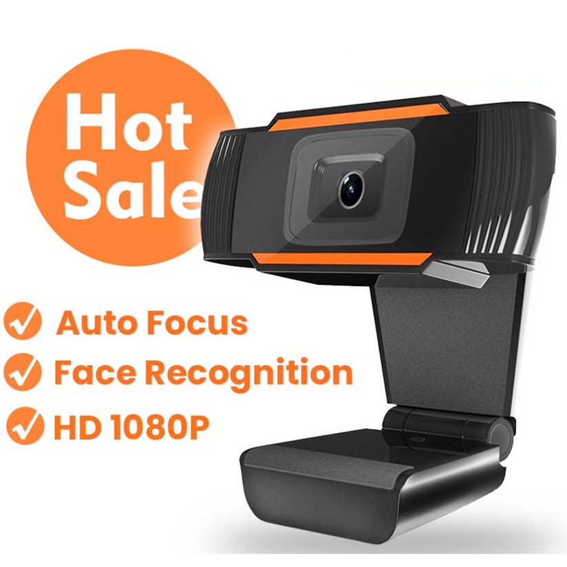 HD 1080P Webcam Mini Computer PC WebCamera With Rotating Mic