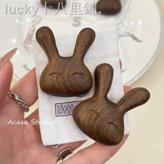 限時優惠☾❈┅天然檀木頭部按摩刮痧疏通經絡眼部蝸牛兔兔區域性養生梳 兔兔眼部按摩梳按摩器