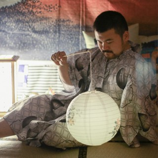 熊熊便利店日本傳統日式和風和服浴衣男士甚平家居服浴袍睡衣