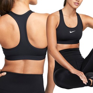 Nike SWSH MED SPT Bra 女 黑 支撐 舒適 運動 休閒 運動內衣 DX6822-010