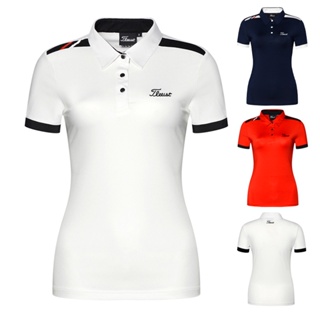【Titleist】戶外運動服高爾夫服裝golf女士短袖透氣T恤POLO衫速乾上衣2020夏球衣