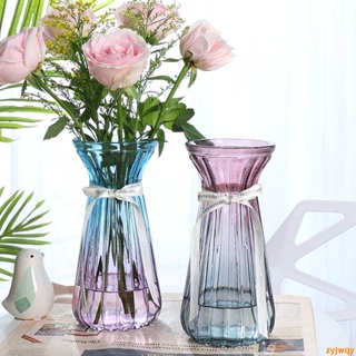 大號玻璃花瓶透明富貴竹風信子百合客廳插花創意加厚花盆器皿家用💯731台出貨💯