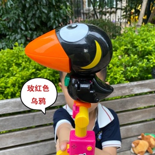 【台灣出貨】會說話的烏鴉卡通可愛學舌聲控模仿秀錄音大嘴鳥復讀玩偶網紅玩具