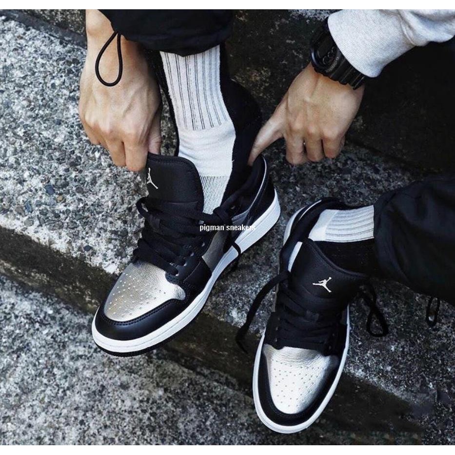 Nike Air Jordan 1 Low SE Black 黑銀 腳趾 文化 男女DA5551-001