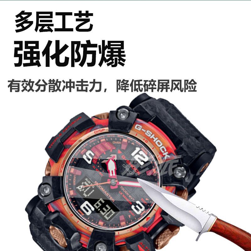 手錶膜 錶盤膜 GWG-2040鋼化膜GAW-100手表貼膜GM-B2100/EQB-2000/SHE4552保護膜
