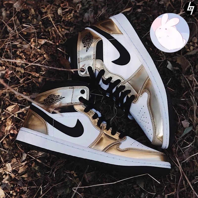 Air Jordan 1 Mid SE“Metallic Gold” 液態金 黑金 DC1419-700