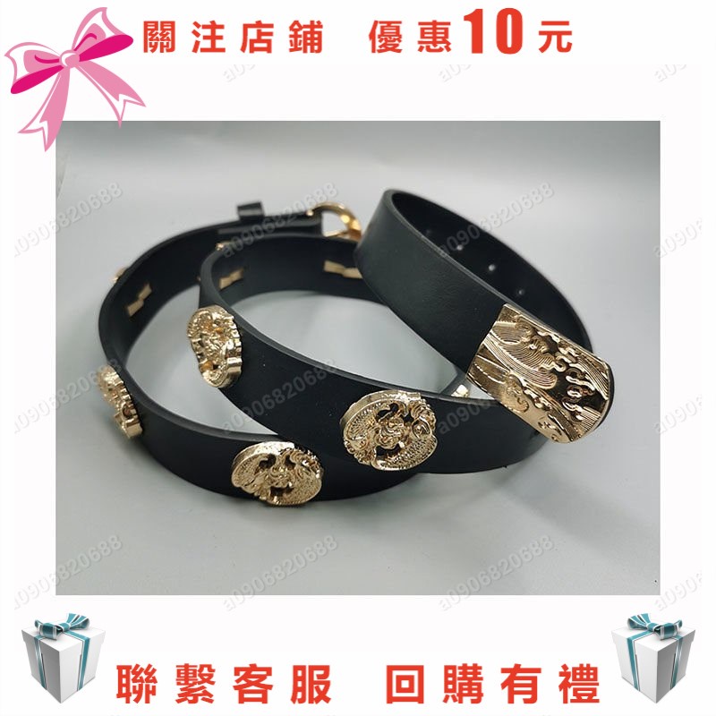 A09~古風腰帶雙魚革帶可調節針扣錦衣衛圓領袍飛魚服百搭鞦季漢服配飾0812
