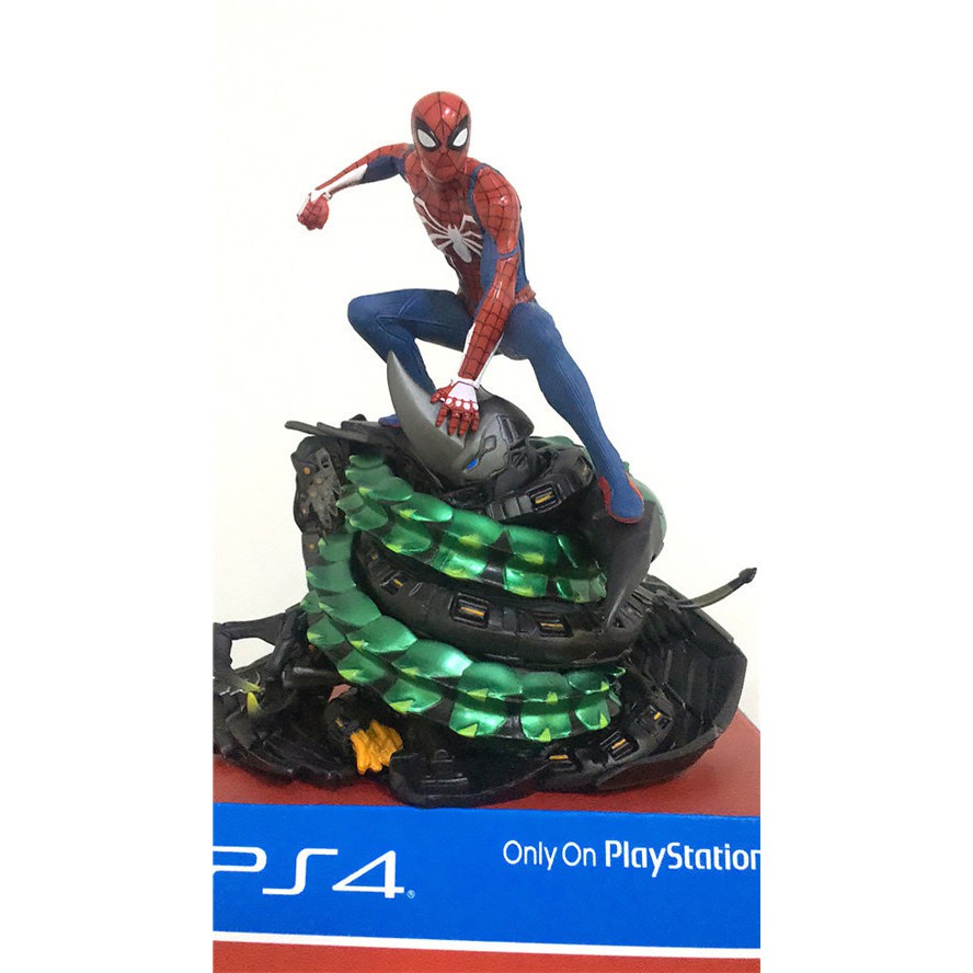 【復仇者聯盟】 PS4 遊戲 蜘蛛人 模型 雕像場景 擺件 盒裝 手辦 19CM