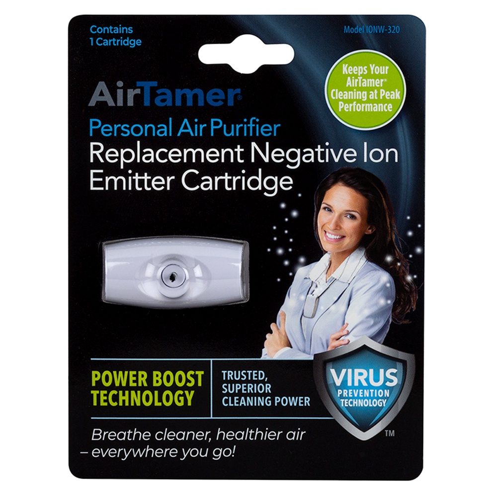 【AirTamer】細化負離子迅速淨化一公尺空氣(A320專用替換碳纖維毛刷白色)