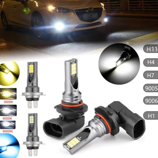 【臺灣出貨】汽車燈 100W CSP晶片LED霧燈 H11 H4 H7 9005 9006 H1 H8 H9 汽車霧燈