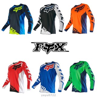 【YO】2022新款FOX速降服山地腳踏車騎行服夏季速乾越野機車賽車服