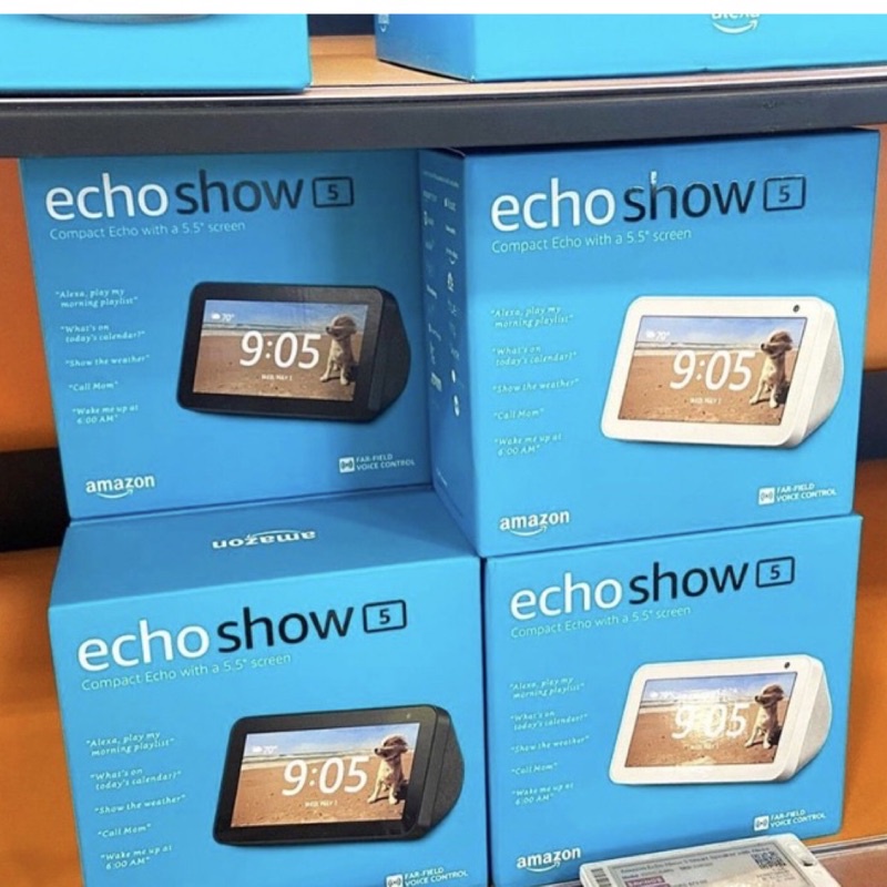 Amazon Echo Show 5 白色 黑色 螢幕 語音秘書