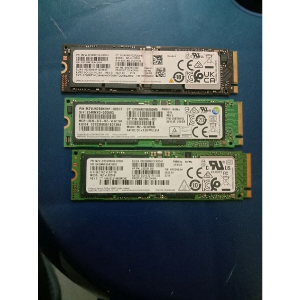 各廠牌 拆機固態硬碟M2 256 SSD PCIe (NVME)