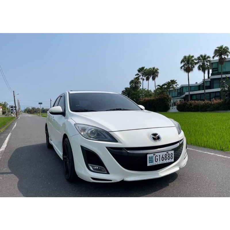 誠售中古車 2012 Mazda 3 5D 2.0 S型動版 原版件 HID頭燈 天窗 ikey 白色馬3 非魂動紅