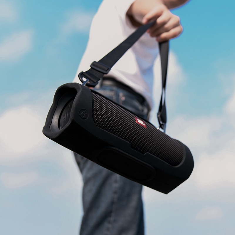 數位收納盒 收納包 耳機保護套 適用JBL charge 3音樂衝擊波三代音箱包防震保護套便攜收納盒手袋