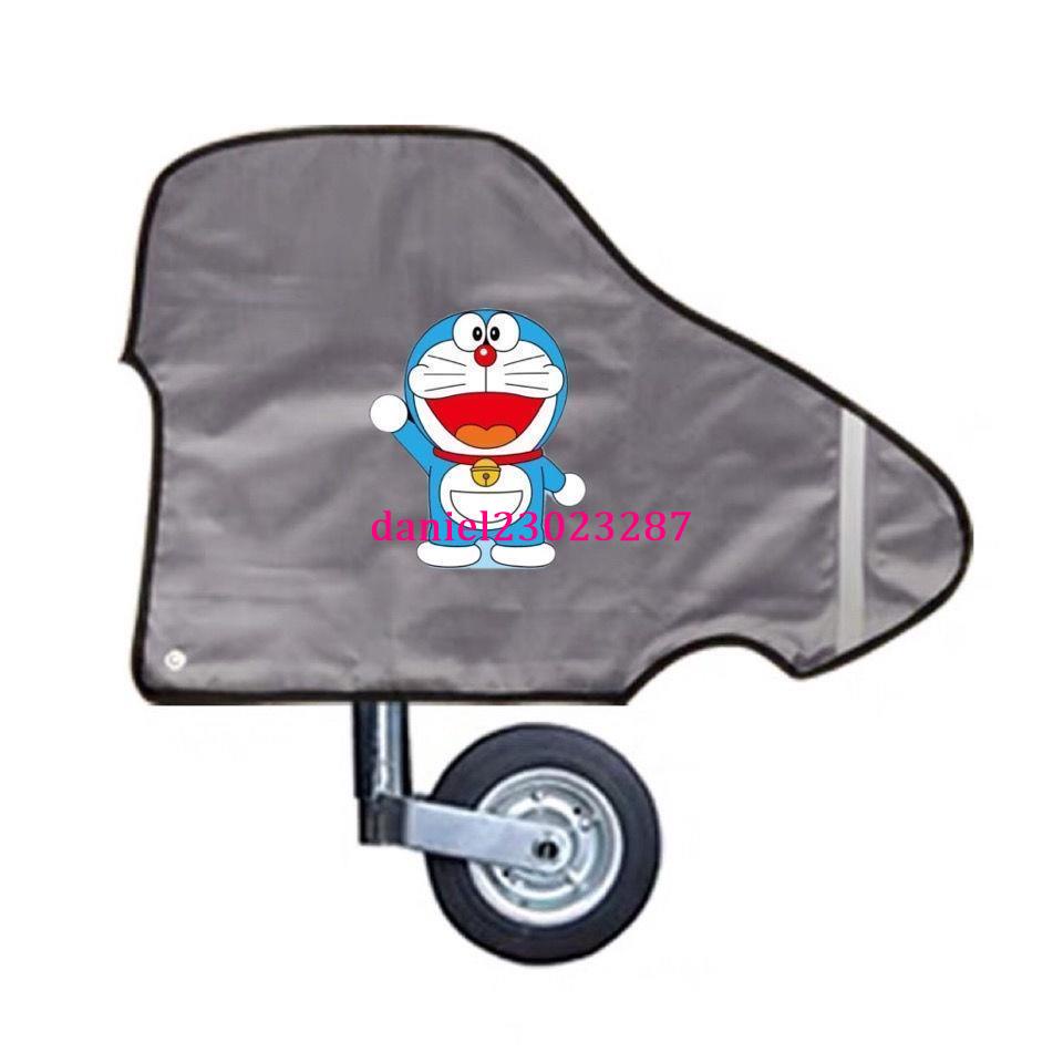 星期十實用拖掛房車連接器牽引頭罩防塵防雨保護罩三角架罩簡單拖車頭罩
