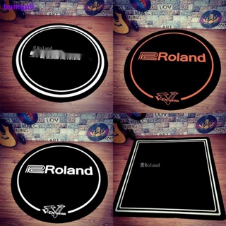 ◆五月促銷店 Roland羅蘭電鼓地毯爵士鼓錄音室搖滾隔音降噪鼓墊架子鼓防滑地墊