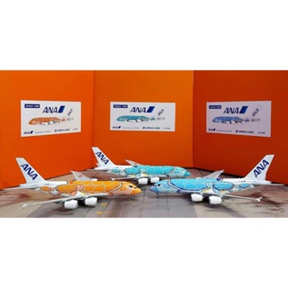 【金屬材質】飛機模型 ANA 海龜 A380 藍1/400 全日空 JC Wings Lani