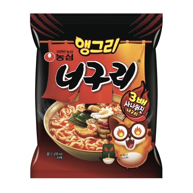 韓國🇰🇷Nongshim 農心 浣熊海鮮拉麵3倍辣 單包